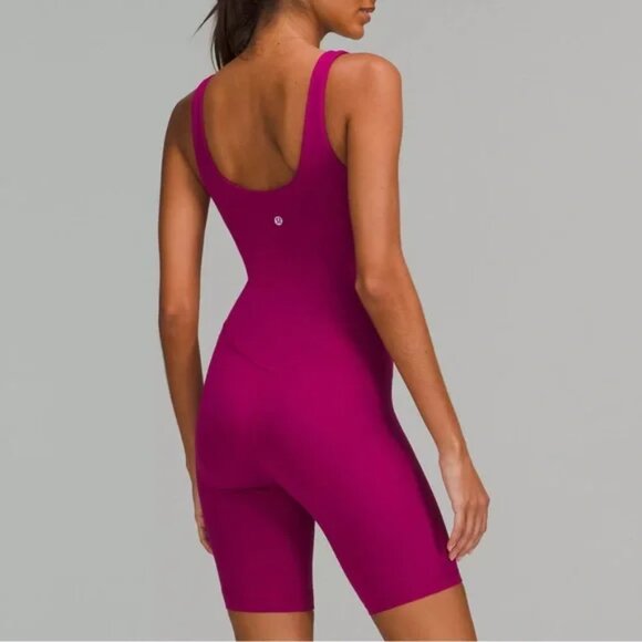 Lululemon Align Bodysuit 8” Magenta Purple Size 4 - Picture 3 of 6